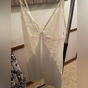 off white lace babydoll lingerie